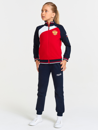 Спортивные костюмы 11SK-1309, с символикой России, для команд