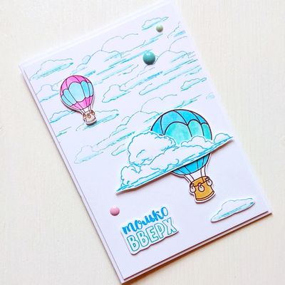 ФП штамп "Кучевые облака"
