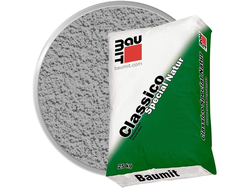 Минеральная декоративная штукатурка BAUMIT Classico Special Natur Серая Шуба 2 мм 25 кг