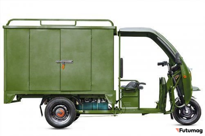 Электротрицикл Rutrike КАРГО 1800 60V1000W зеленый