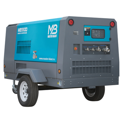 Master Blast MB-550D-7 винтовой дизельный компрессор
