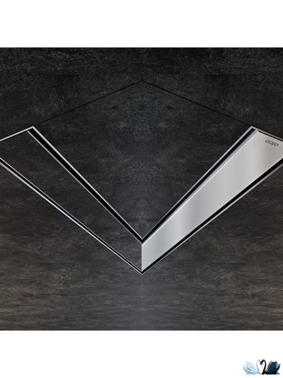 Душевой лоток Alcadrain APZ13-DOUBLE9-750 Fit and Go в комплекте с решеткой