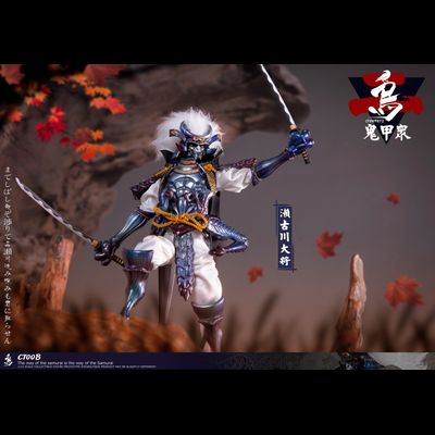 Самурай-кузнечик, синий - КОЛЛЕКЦИОННАЯ ФИГУРКА 1/12 Soldier - Gweitong series 2 (CT00B) - CROW TOYS