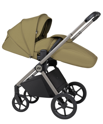 Коляска 2в1 Carrello Ultra F CRL-6557, Clover Green / Зеленый, рама Коричневая
