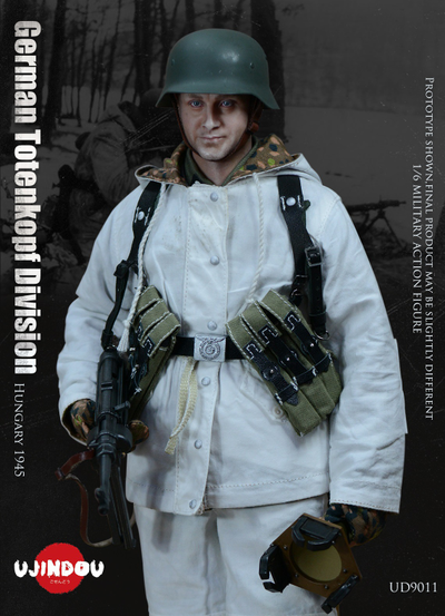 Немецкий разведчик в Венгрии, 1945 г - КОЛЛЕКЦИОННАЯ ФИГУРКА 1/6 WW2 German Totenkopf Division Hungary 1945 (UD9011) - UJINDOU