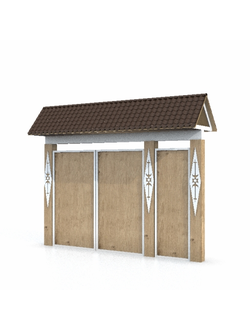 элементы Ворота и калитка деревянные