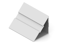 БМ Угловой  профиль L=5.4м  БЕЛЫЙ МАТОВЫЙ  ARISTO