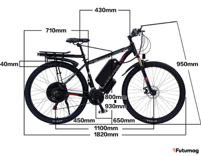 Электровелосипед AKEZ 48V13Ah 29" белый