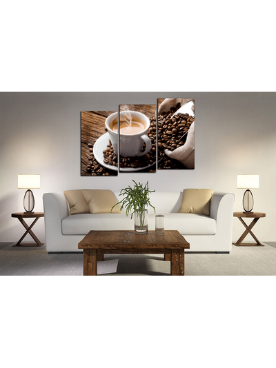 Модульная картина &quot;Изысканный вкус кофе&quot;