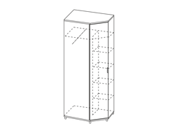 Детская ГРЕЙС - ШК-5017 Шкаф для одежды и белья