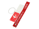Дорожная бирка для багажа - брелок из металла Optimum RBF, красная