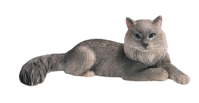 Мини мейн-кун (серый) - Коллекционная ФИГУРКА 1/12 scale mini maine coon (JS2310A) - JXK