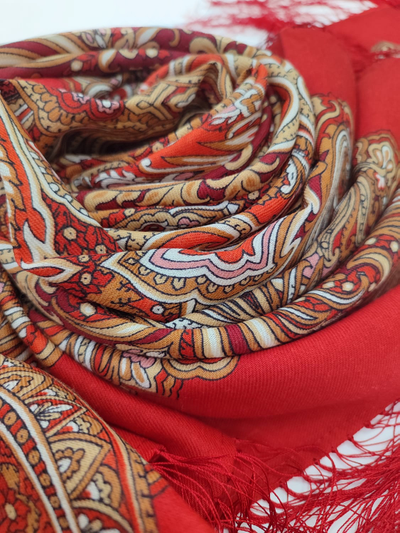 Павловопосадский платок Февраль 715-5