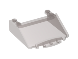 Windscreen 6 x 6 x 1 2/3, Trans-Brown (Old Trans-Black) (65632 / 6287674)