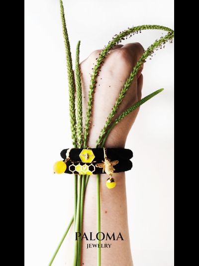 Подвеска-кольцо Соты МОХНАТЫЙ ШМЕЛЬ Collection