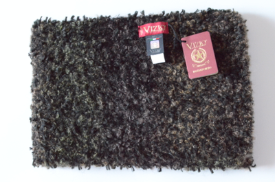 Лохматый вязаный шарф цвета хаки Визио Италия