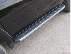 Пороги алюминиевые с пластиковой накладкой 1820 мм