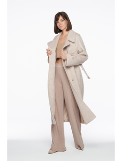 Женское пальто Flirt 619 бежевое фото