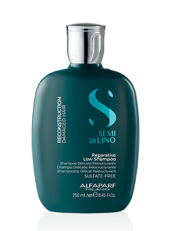Шампунь для поврежденных волос ALFAPARF Semi Di Lino Reconstruction, 250мл