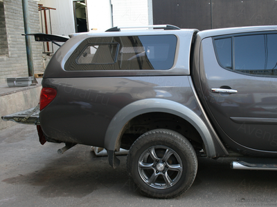 Кунг N-design коричневый C06 на удлиненный Mitsubishi L200 2014-2015 в Перми и Екб от AvengerUral.ru