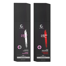 Ботокс для волос H-Brush BTox Moist Rose, набор 500/500 мл.