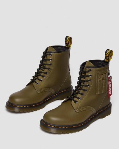 Dr Martens 1460 Ben Alpha Industries Nylon Olive Martensmsk.ru