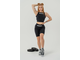 Шорты с высокой талией HIGH WAISTED BIKER SHORTS 10″ GYM THERAPY 628 черные