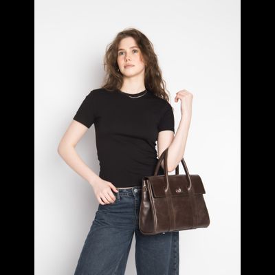 Деловая сумка Valenza Premium brown (арт. 5076-52)