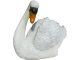 Садовая фигура Лебедь белый большой  h = 56 см артикул 426