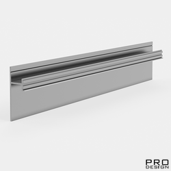 Теневой плинтус скрытого монтажа Pro Design 380 анодированный