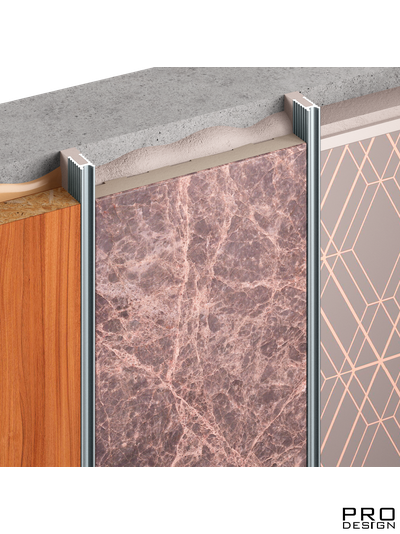 Теневая рейка Pro Design Micro 3215 Анодированный