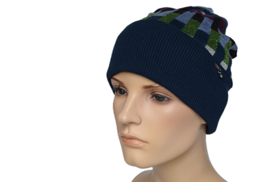 Итальянская шапка с отворотом весна осень