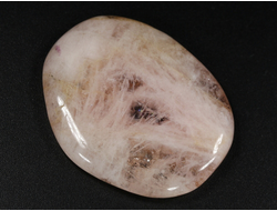 Берилл розовый (морганит, воробьевит), полировка плоская, Бразилия (39*31*6 мм, 14 г) №35695