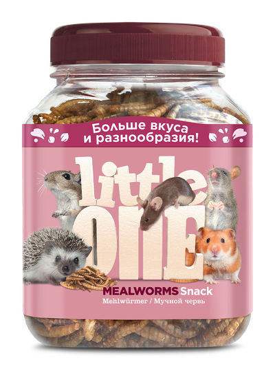 Little One для грызунов Мучной червь, 70 г