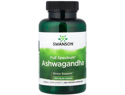 Swanson Full Spectrum Ashwagandha - Ашваганда от стресса 450мг