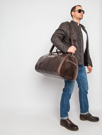 Портплед + дорожная сумка (2 в 1) Palermo Premium 
brown (арт. 4038-52)