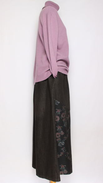 Свитер "Классика три пуговки" розовый, сирень, черный р.46-52