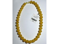 Бусы шары из натурального янтаря
