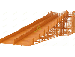 Зимняя горка IgraGrad Snow Fox, скат 18 м мод.1