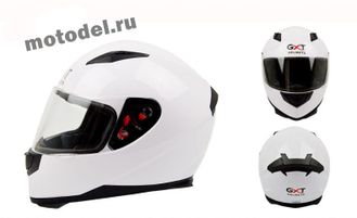 Шлем GXT, интеграл (мотошлем), белый