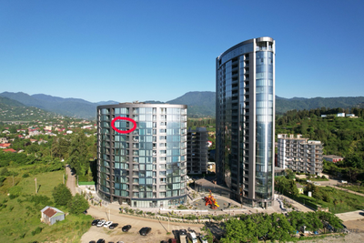 Продаётся студия с ремонтом и мебелью, в уже построенном доме, на берегу Чёрного моря. Грузия. ЖК "Tropical Garden" - 1625$/м2