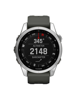 Умные часы Garmin Fenix 7S Solar Silver GPS 010-02409-00