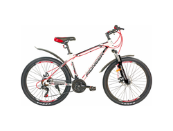 PIONEER General 26'' (белый-черный) (алюминий, Shimano, дисковые тормоза)