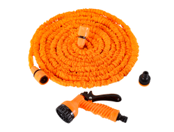 Набор для полива с растягивающимся шлангом 15м Вихрь [47374]