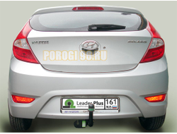 Фаркоп Лидер-Плюс для Hyundai Solaris/Kia Rio 2010-2017