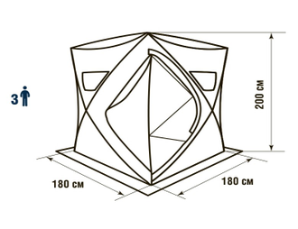 Палатка зимняя HIGASHI Comfort