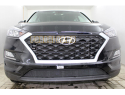 Защита радиатора Hyundai Tucson 2018- black низ