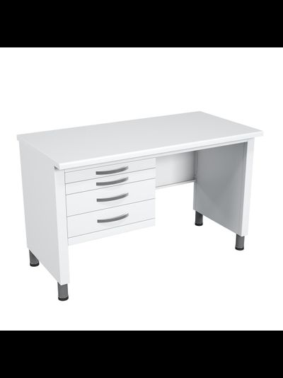 Стол врача металлический (высота 770 мм) СМЛ-4.0