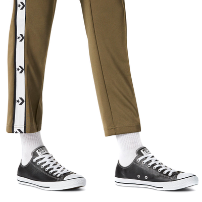 кеды Converse кожаные женские черные 132174C купить на официальном сайте