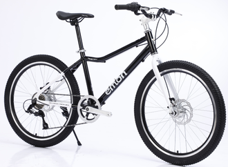 Подростковый велосипед Timetry TT071 7 ск 24" черный, рама 15"